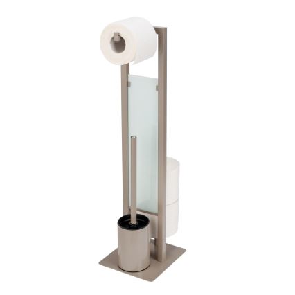 WENKO 25553100 - WC-borste RIVALTA 18x70 cm beige/svart