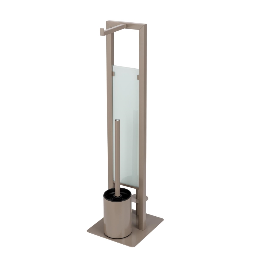 WENKO 25553100 - WC-borste RIVALTA 18x70 cm beige/svart