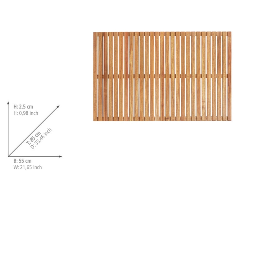 WENKO 25578100 - Entrématta ACACIA 55x85 cm brun
