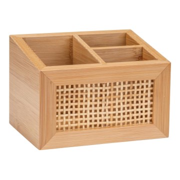 WENKO 25600100 - Organizer ALLEGRE 12x9 cm brun