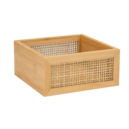 WENKO 25601100 - Badkarsbricka ALLEGRE 15x7 cm brun
