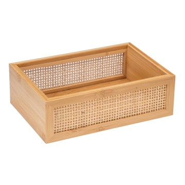 WENKO 25602100 - ALLEGRE badkarsbricka 22x15 cm, brun