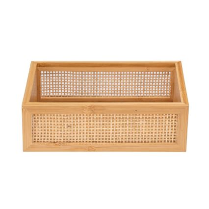 WENKO 25602100 - ALLEGRE badkarsbricka 22x15 cm, brun