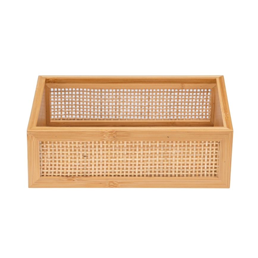 WENKO 25602100 - ALLEGRE badkarsbricka 22x15 cm, brun