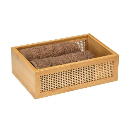 WENKO 25602100 - ALLEGRE badkarsbricka 22x15 cm, brun