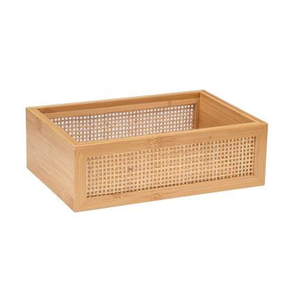 WENKO 25602100 - ALLEGRE badkarsbricka 22x15 cm, brun
