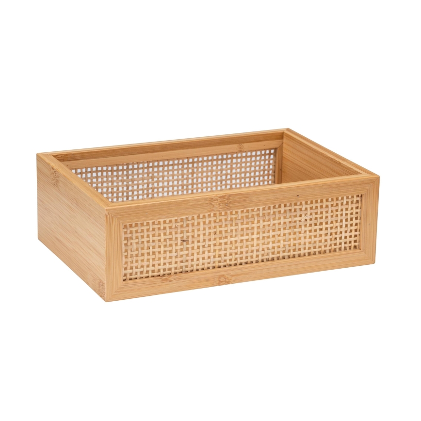WENKO 25602100 - ALLEGRE badkarsbricka 22x15 cm, brun
