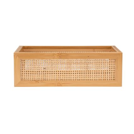 WENKO 25602100 - ALLEGRE badkarsbricka 22x15 cm, brun