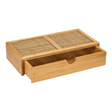 WENKO 25603100 – Förvaringsorganiserare ALLEGRE 28x14 cm brun