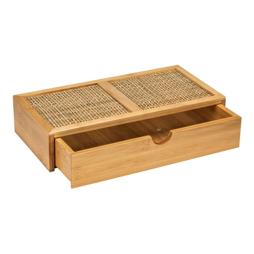 WENKO 25603100 – Förvaringsorganiserare ALLEGRE 28x14 cm brun