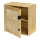 WENKO 25613100 - Skåp ALLEGRE 30x30 cm brun