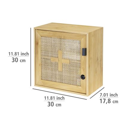 WENKO 25613100 - Skåp ALLEGRE 30x30 cm brun
