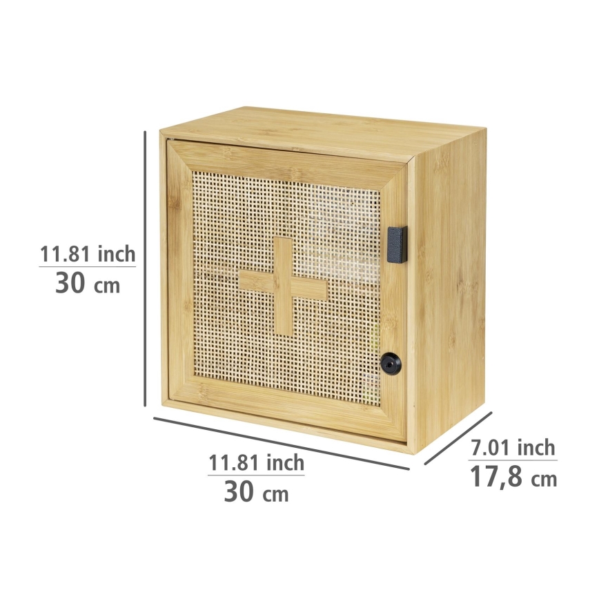 WENKO 25613100 - Skåp ALLEGRE 30x30 cm brun