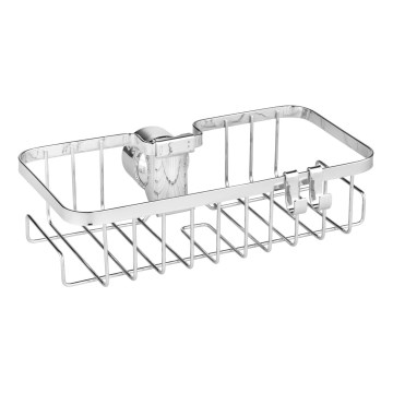 WENKO 25678100 - Korg FLORESTA 24x14 cm silverfärgad