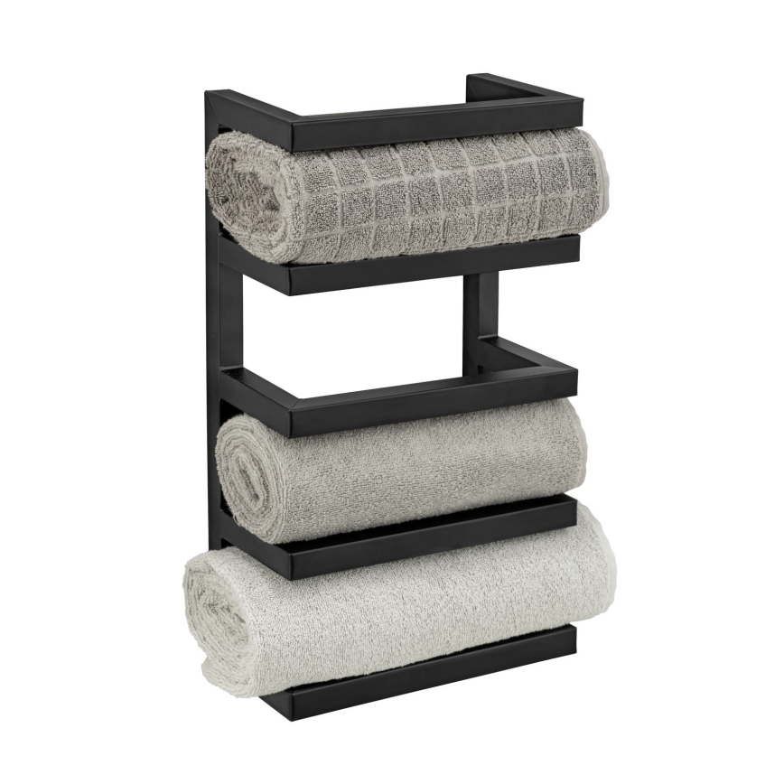 WENKO 25780100 - Handdukstativ FONDIRO 24x42 cm svart