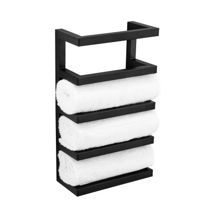 WENKO 25780100 - Handdukstativ FONDIRO 24x42 cm svart