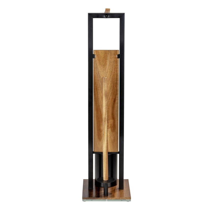 WENKO 25784100 - WC-set RIVALTA 18x70 cm brun/svart