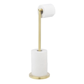 WENKO 25791100 - Toalettpappershållare 21x55 cm guld/silver