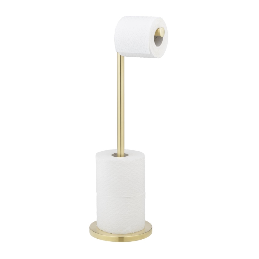 WENKO 25791100 - Toalettpappershållare 21x55 cm guld/silver