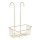 WENKO 25937100 - Duschkorg MILO 25 x 36 cm, rostfritt stål/guld/genomskinlig