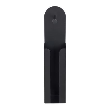 WENKO 26059100 - Rullhållare AGIRA 12x54 cm svart