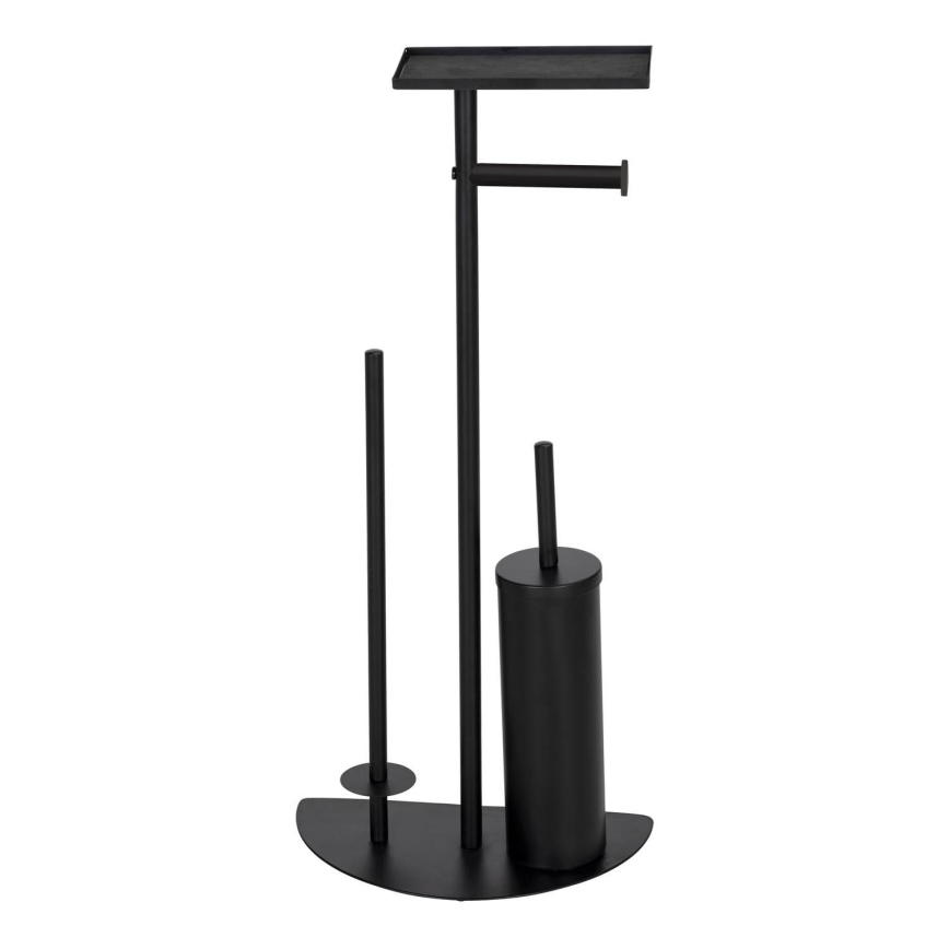 WENKO 26060100 - WC-set COSENZA 32,5x72 cm svart