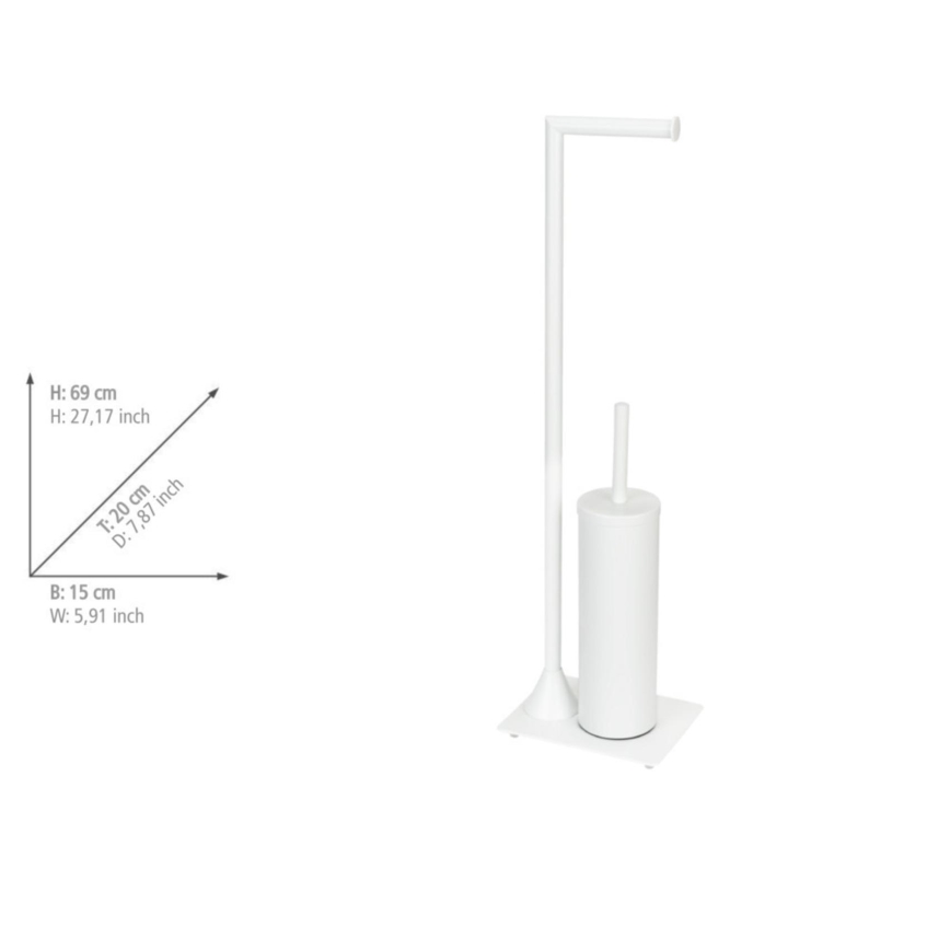 WENKO 26072100 - WC-borste HELLA 15x69 cm vit