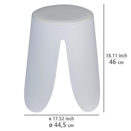 WENKO 26086100 - Pall COMISO 44,5x46 cm vit