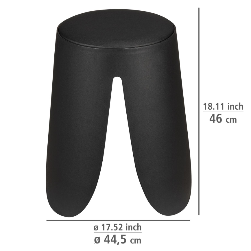 WENKO 26087100 - Pall COMISO 44,5x46 cm svart