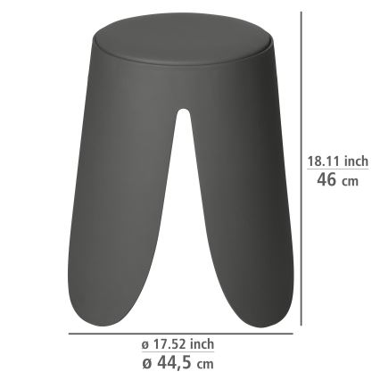 WENKO 26089100 - Pall COMISO 44,5x46 cm antracit
