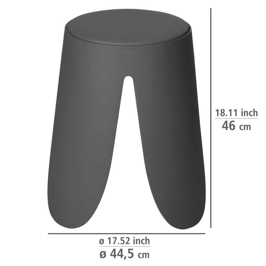 WENKO 26089100 - Pall COMISO 44,5x46 cm antracit