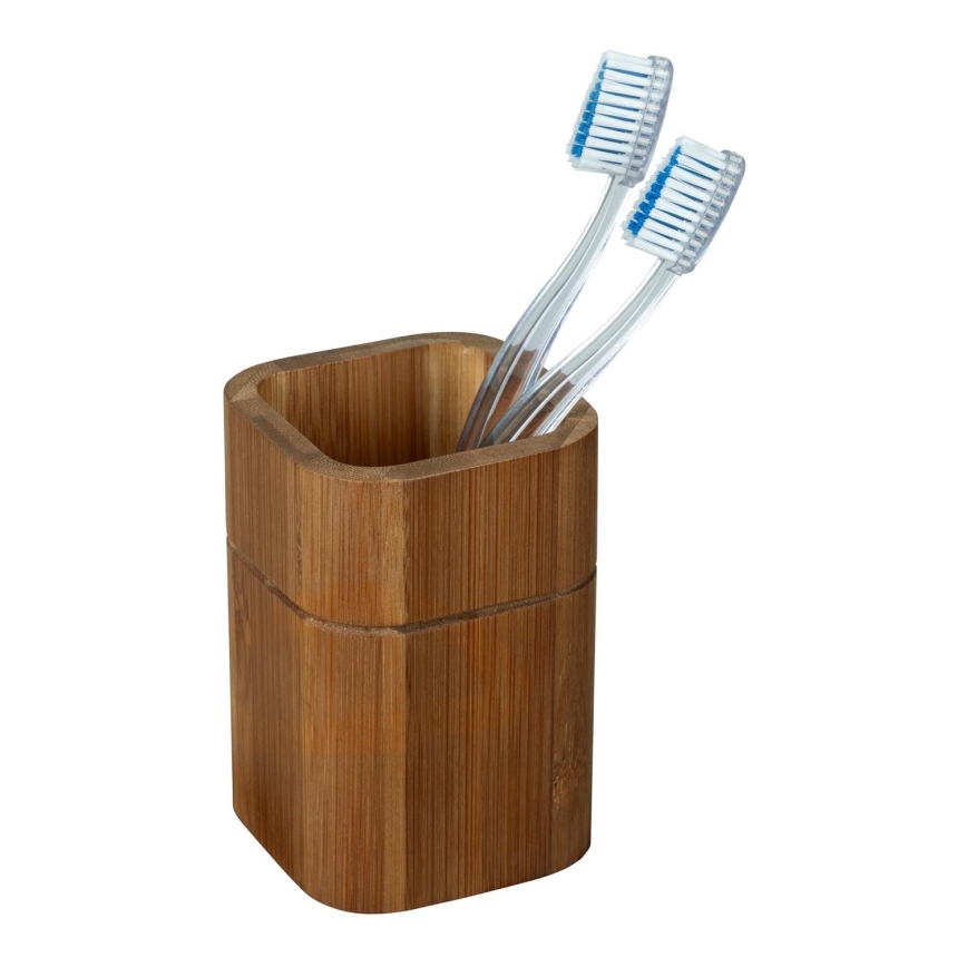 WENKO 26101100 - Tandborsthållare SERRO 7,5x11 cm brun