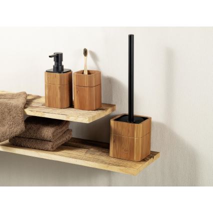 WENKO 26101100 - Tandborsthållare SERRO 7,5x11 cm brun
