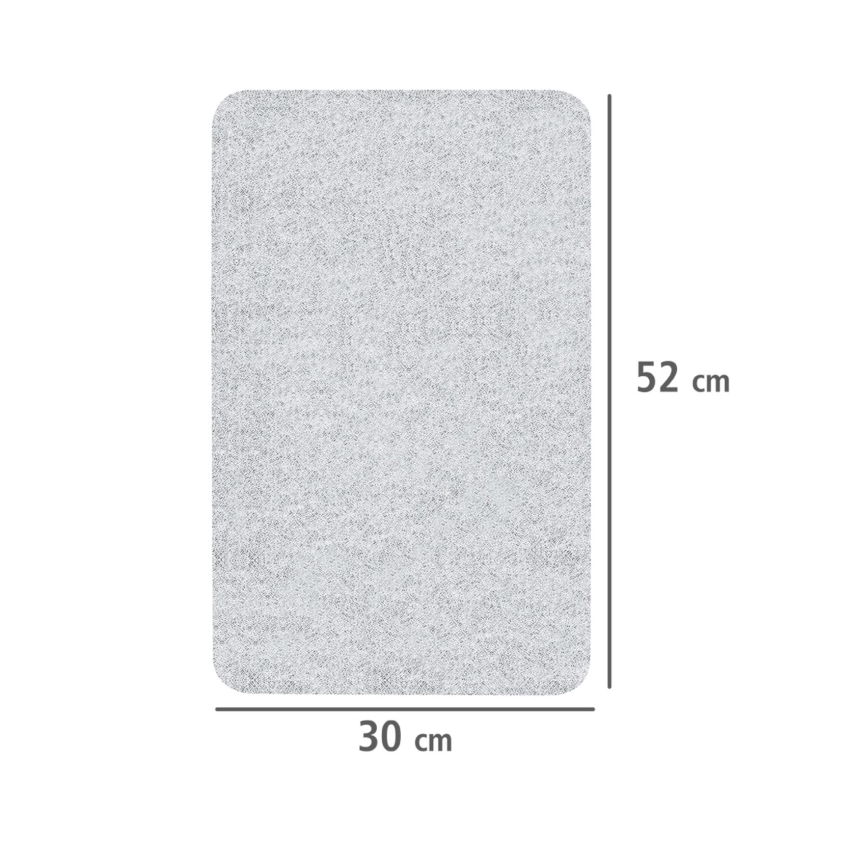 WENKO 2712663100 - Täckskiva 30x52 cm transparent/grå