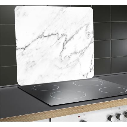 WENKO 2712929500 - Skärbräda ABDECKPLATTE - NEUTRAL 56x50 cm flerfärgad/genomskinlig