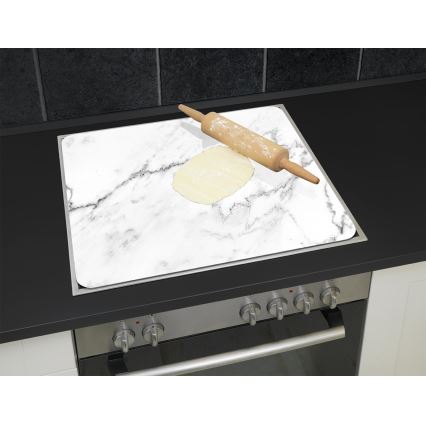 WENKO 2712929500 - Skärbräda ABDECKPLATTE - NEUTRAL 56x50 cm flerfärgad/genomskinlig