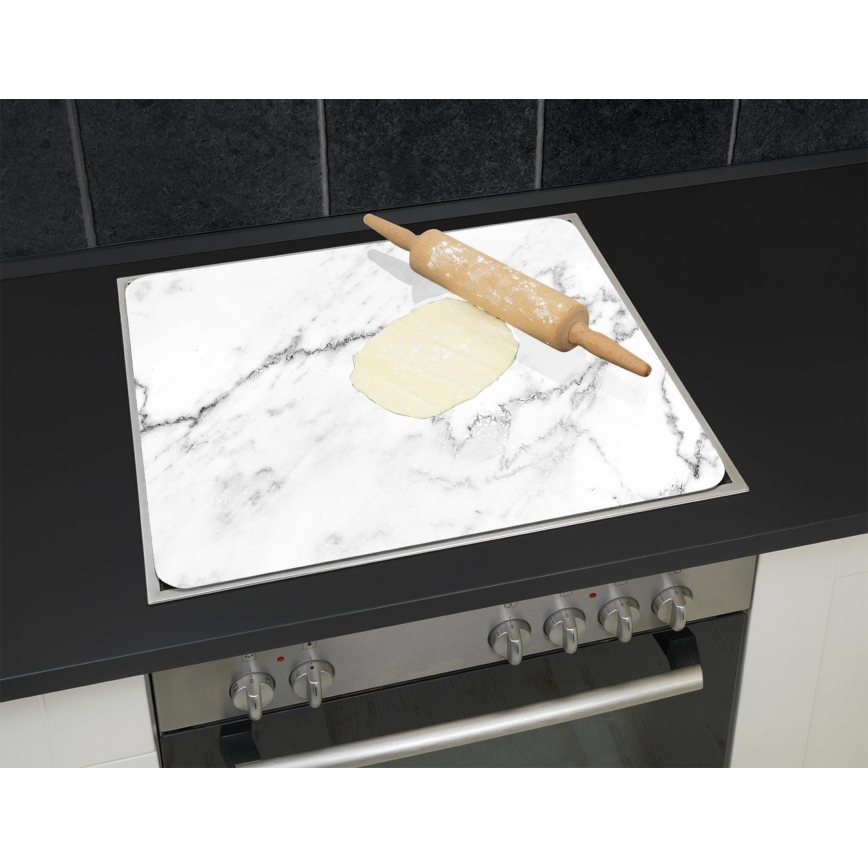 WENKO 2712929500 - Skärbräda ABDECKPLATTE - NEUTRAL 56x50 cm flerfärgad/genomskinlig