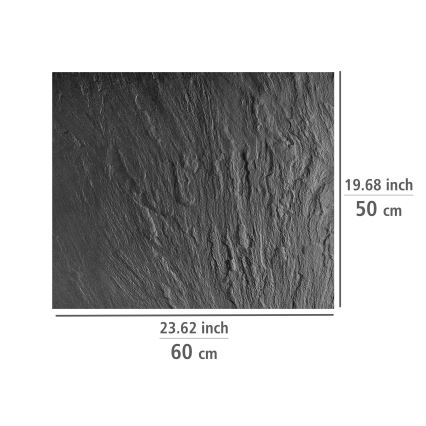 WENKO 2713550100 - Skyddsplatta SLATE 60x50 cm, flerfärgad