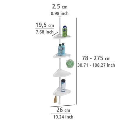 WENKO 3201010100 - Hörnprofil COMPACT 26x195 cm vit