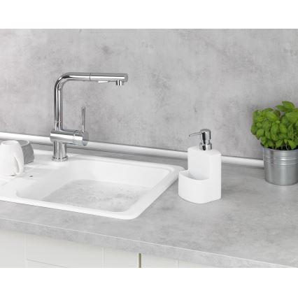 WENKO 3620115100 - Tvålpump FESTIVAL 10x18 cm vit