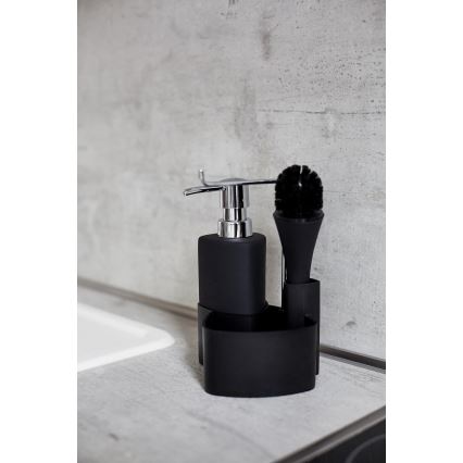 WENKO 3620117800 - Tvålpump FESTIVAL 10x18 cm svart