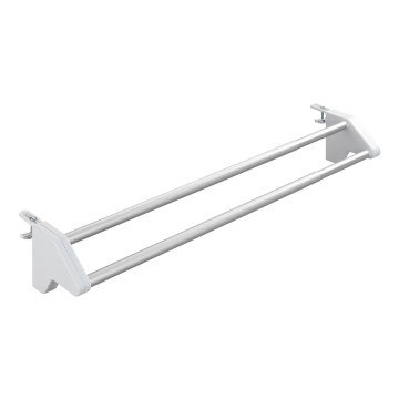 WENKO 3702100 - Handdukshängare 13x11,5 cm silver/vit
