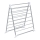 WENKO 3772020100 - PROFI-torkställ 65x150 cm i rostfritt stål/silver/vit