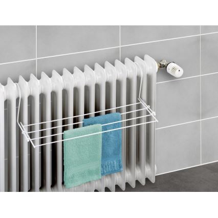 WENKO 3780010100 - Torkställ för tvätt 58x16 cm, vit