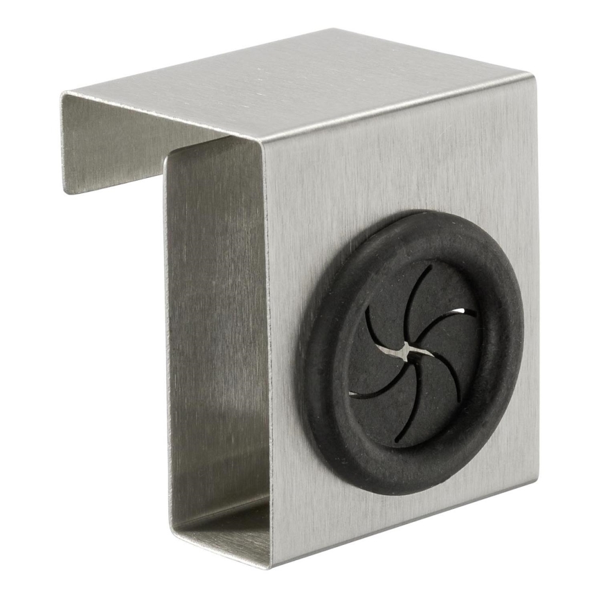 WENKO 4368060100 - Krok PUSH 5x6 cm silver/svart