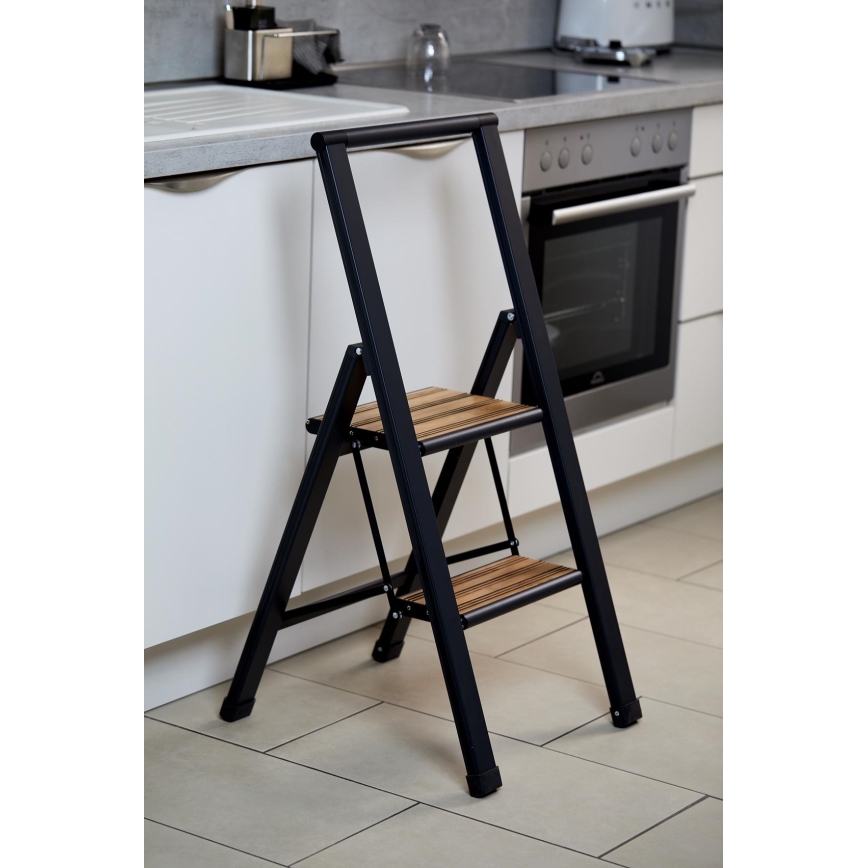 WENKO 50482100 - ALU-DESIGN stege 44x101 cm svart
