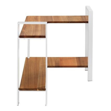 WENKO 53025100 - Hylla LOUISA 30x33 cm vit/brun