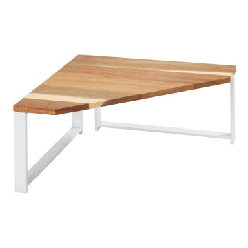 WENKO 53026100 - Hylla LOUISA 30x30 cm vit/brun