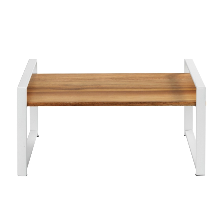 WENKO 53027100 - Hylla LOUISA 40x20 cm vit/brun