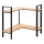 WENKO 53028100 - Hylla LOU 30 x 33 cm svart/brun